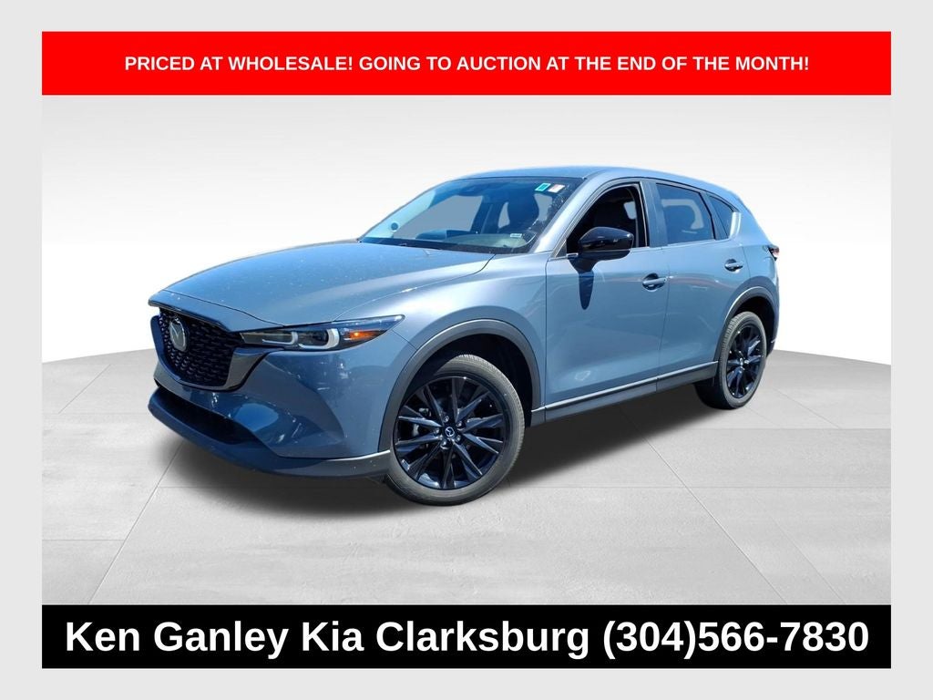2025 Mazda Mazda CX-5 2.5 S Carbon Edition in Polymetal Gray Metallic — front three-quarter view